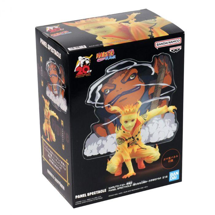 Action figure naruto shippuden - naruto uzumaki - panel spectacle